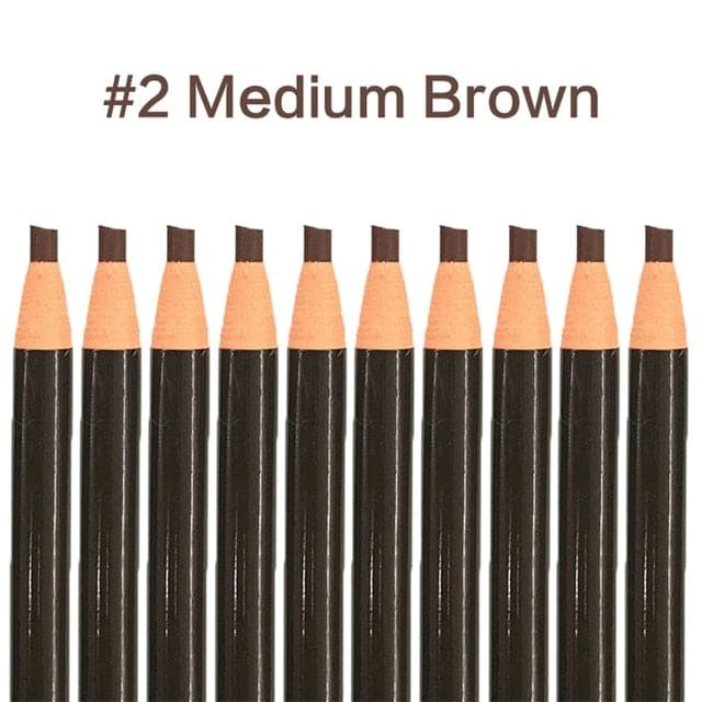 10pcs/set 5 Colors Available Eyebrow Pencil Shadows Cosmetics for Makeup Tint Waterproof Microblading Pen Eye Brow Natural Beauty