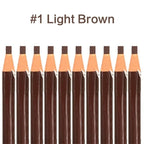 10pcs/set 5 Colors Available Eyebrow Pencil Shadows Cosmetics for Makeup Tint Waterproof Microblading Pen Eye Brow Natural Beauty