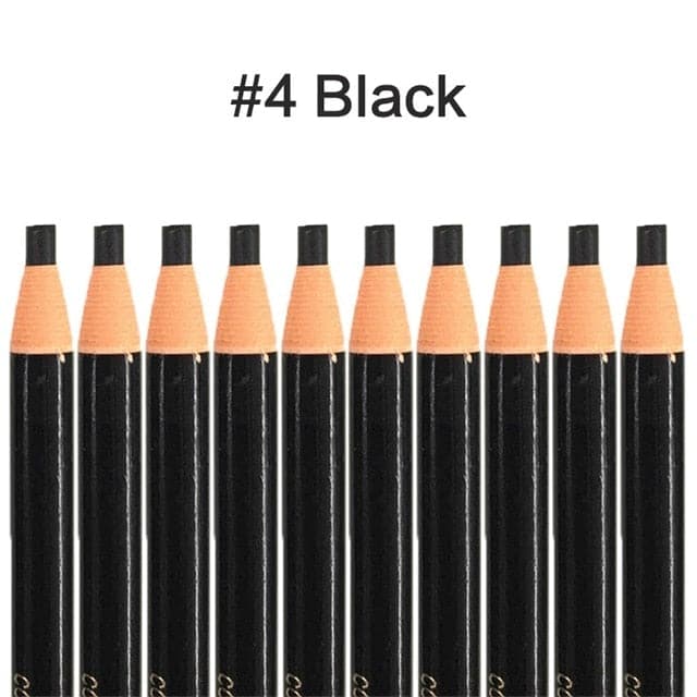 10pcs/set 5 Colors Available Eyebrow Pencil Shadows Cosmetics for Makeup Tint Waterproof Microblading Pen Eye Brow Natural Beauty