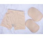 Women Mesh Breathable Buttocks Push up Hip Pad Fake Ass Boxer Lingerie Raises Butt Shaping Underwear Push up False Ass Panties