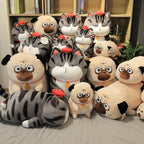 li Super Cute Soft Despise Cat Plush Toy Dog Stuffed Doll Home Decor