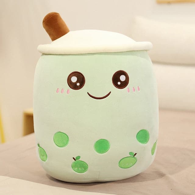 li Bubble Tea Plush Toy Soft Doll Cute Design Home Decor Sleep Hug Pillow