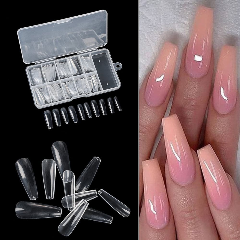 Full Cover Fake Nail Artificial Nails Art 100Pcs/box