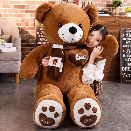 Huggable 4 Colors Teddy Bear Stuffed Toys For Girlfriends Holiday Birthday Gift Home Decor