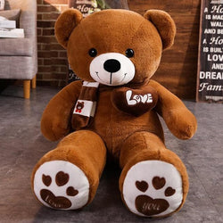 Huggable 4 Colors Teddy Bear Stuffed Toys For Girlfriends Holiday Birthday Gift Home Decor