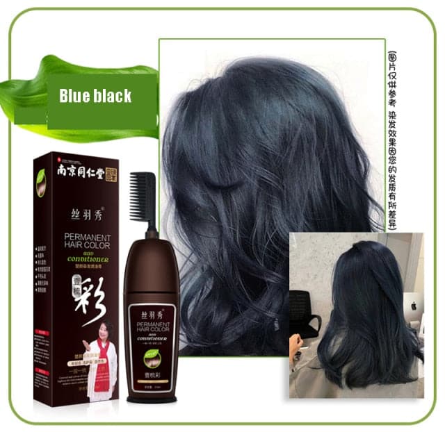 Hair Dye Color Shampoo Beauty Nourishes Long Lasting Care for Men Women Home Salon With Comb