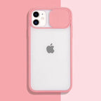 Slide Camera Lens Protection Phone Cases For iPhone 12 Mini 11 Pro XS Max XR X 6 6S 7 8 Plus SE Matte PC Cover Case Fundas
