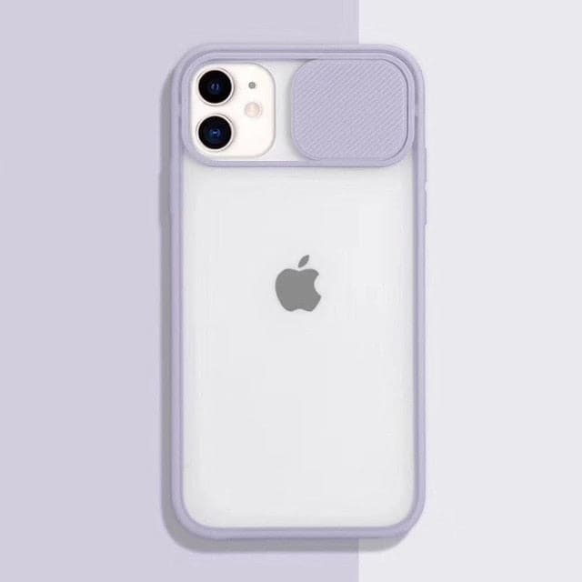 Slide Camera Lens Protection Phone Cases For iPhone 12 Mini 11 Pro XS Max XR X 6 6S 7 8 Plus SE Matte PC Cover Case Fundas