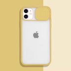 Slide Camera Lens Protection Phone Cases For iPhone 12 Mini 11 Pro XS Max XR X 6 6S 7 8 Plus SE Matte PC Cover Case Fundas