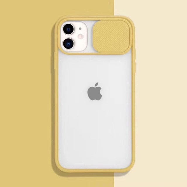 Slide Camera Lens Protection Phone Cases For iPhone 12 Mini 11 Pro XS Max XR X 6 6S 7 8 Plus SE Matte PC Cover Case Fundas