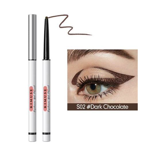 Long-lasting Gel Eyeliner Pencil Waterproof Easy To Wear Black White Color Eyeliner Pen Eye Makeup Eye Liner