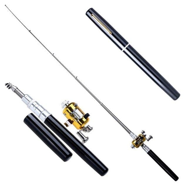 Penholder Pocket Fishing Rod Ice Fishing Rod Portable Ultra-short Sea Rod Cast Rod