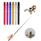 Penholder Pocket Fishing Rod Ice Fishing Rod Portable Ultra-short Sea Rod Cast Rod
