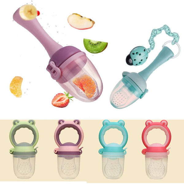 Baby Pacifier Fresh Food Nibbler Kids Fruit Feeder Nipples Feeding Baby Teat Pacifier Bottles
