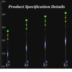 Smart Led Fishing Float Highly Sensitive Fish Bite Remind Buoy Gravity Sensor Glowing Electric Night Fishing Float