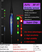 Smart Led Fishing Float Highly Sensitive Fish Bite Remind Buoy Gravity Sensor Glowing Electric Night Fishing Float