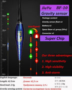Smart Led Fishing Float Highly Sensitive Fish Bite Remind Buoy Gravity Sensor Glowing Electric Night Fishing Float