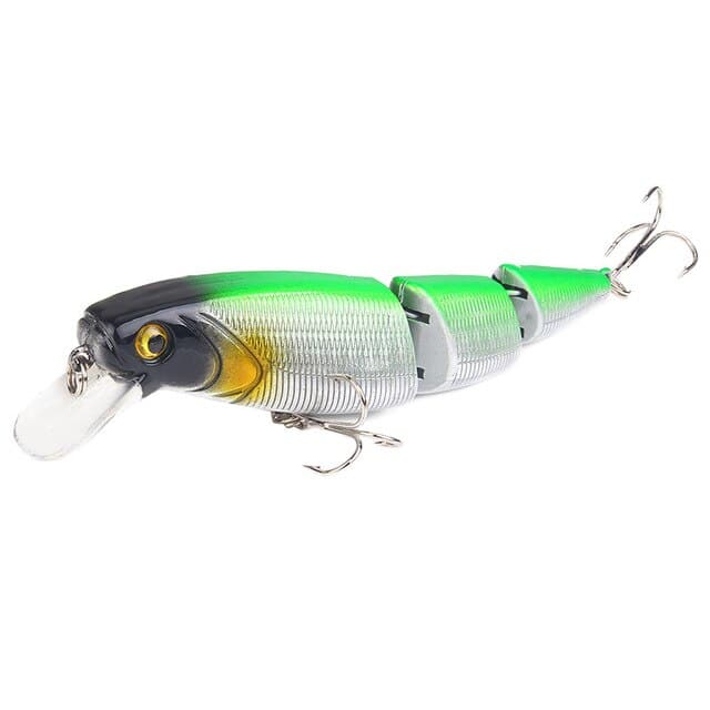 Multi Section Sea Bass Hard Fishing Lure 3D Fish Eyes 1PCS Crankbaits Minnow Fake Artificial Bait Suit For Fishing Carp Tackle