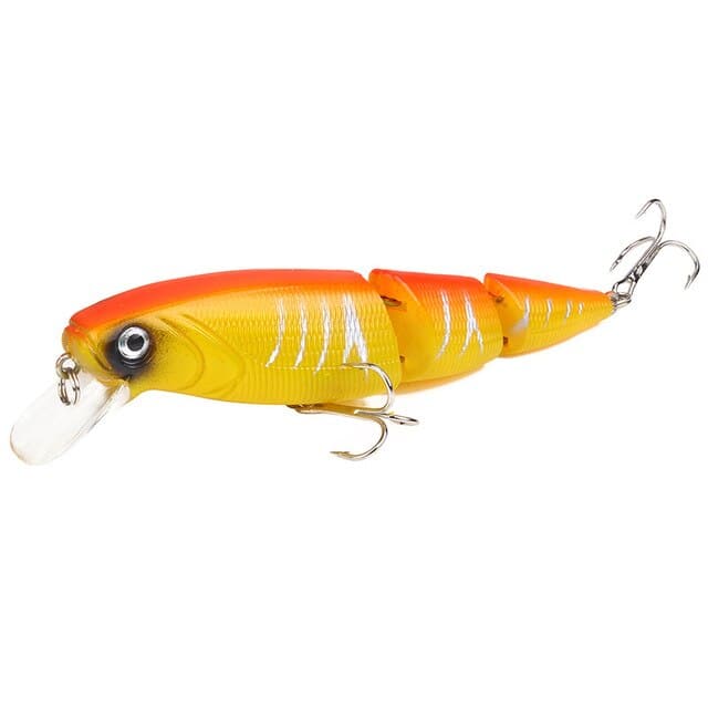 Multi Section Sea Bass Hard Fishing Lure 3D Fish Eyes 1PCS Crankbaits Minnow Fake Artificial Bait Suit For Fishing Carp Tackle