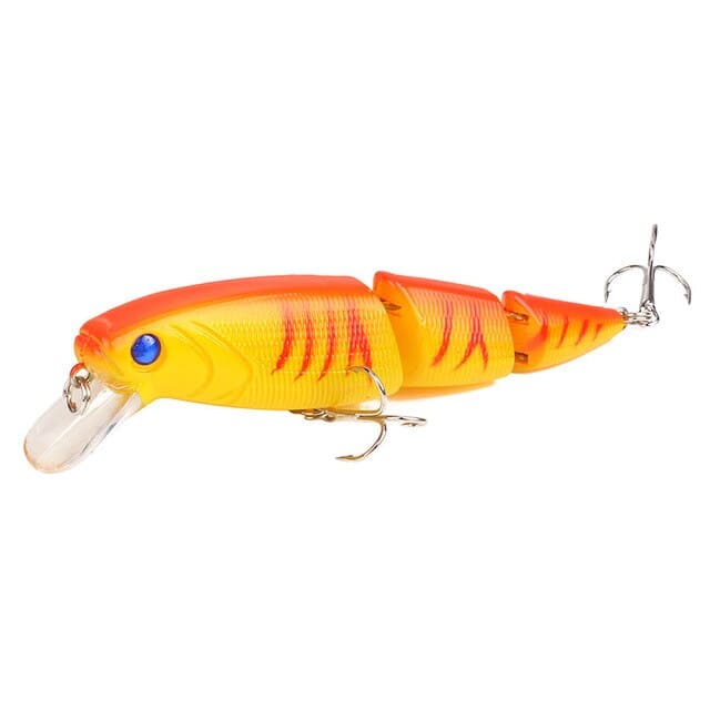 Multi Section Sea Bass Hard Fishing Lure 3D Fish Eyes 1PCS Crankbaits Minnow Fake Artificial Bait Suit For Fishing Carp Tackle