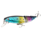Multi Section Sea Bass Hard Fishing Lure 3D Fish Eyes 1PCS Crankbaits Minnow Fake Artificial Bait Suit For Fishing Carp Tackle