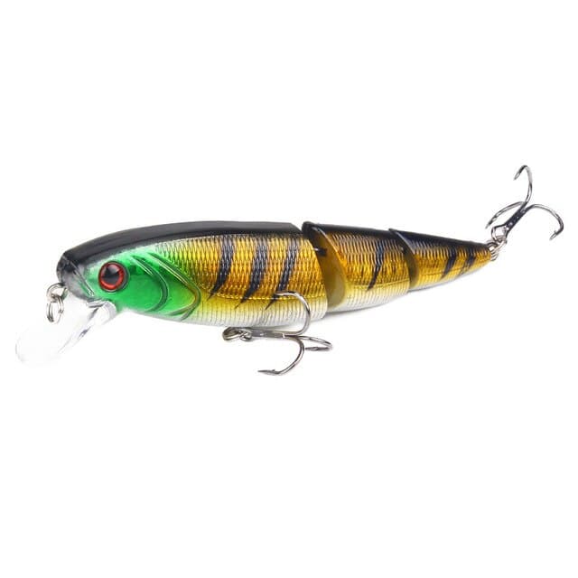 Multi Section Sea Bass Hard Fishing Lure 3D Fish Eyes 1PCS Crankbaits Minnow Fake Artificial Bait Suit For Fishing Carp Tackle