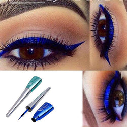 Colorful Liquid Eyeliner Blue Waterproof Long Lasting Diamond Matte Eyeliner Gel Cosmetics