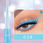 Colorful Liquid Eyeliner Blue Waterproof Long Lasting Diamond Matte Eyeliner Gel Cosmetics