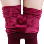 Trend Knitting Casual Winter New High Elastic Thicken Lady's Leggings Warm Pants Skinny Pants For Women