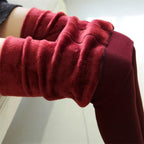 Trend Knitting Casual Winter New High Elastic Thicken Lady's Leggings Warm Pants Skinny Pants For Women