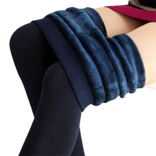 Trend Knitting Casual Winter New High Elastic Thicken Lady's Leggings Warm Pants Skinny Pants For Women