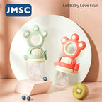 Baby Teether Nipple Fresh Fruit Food Vegetable Bite Bag Pacifier Safe Eat Silicone Feeder Supplement Oral Care Bottle Teat
