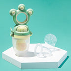 Baby Teether Nipple Fresh Fruit Food Vegetable Bite Bag Pacifier Safe Eat Silicone Feeder Supplement Oral Care Bottle Teat