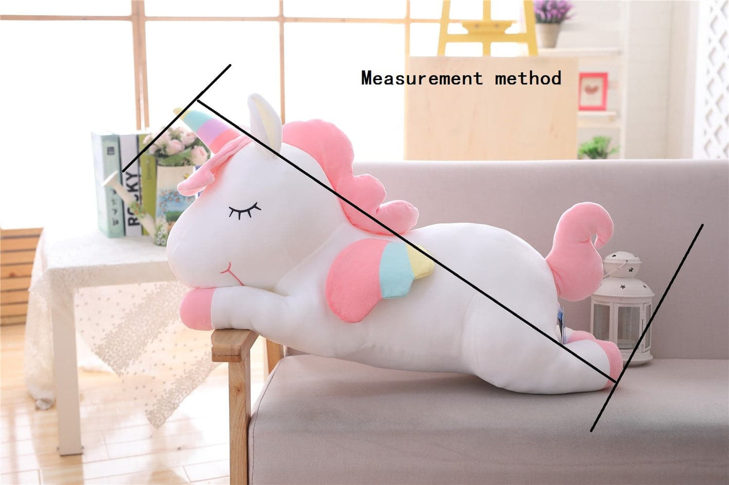 li Mythical Unicorn Plush Toys Soft Stuffed Cartoon Animal Horse Baby Pillows Pegasus Dolls New Year Gifts for Children Kids