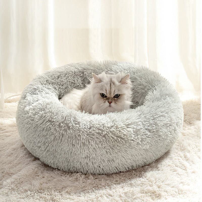 Soft Plush Cat Bed Mat Pet Warm Basket Cushion Cats House Sofa Dog Pillow Lounger Kennel Accessories Products Beds For Cat