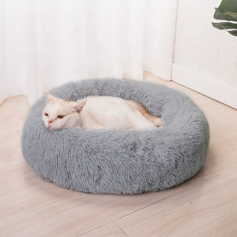 Soft Plush Cat Bed Mat Pet Warm Basket Cushion Cats House Sofa Dog Pillow Lounger Kennel Accessories Products Beds For Cat