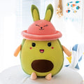 Cute Avocado Plush Toys Sofa Cushion Cartoon Fruit Stuffed Doll For Kids Children Friends Gifts Home Decor