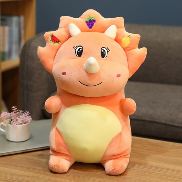 Lovely Soft Triceratops Stegosaurus Plush Toy Dinosaur Doll Stuffed Toys For Kids Children Gifts