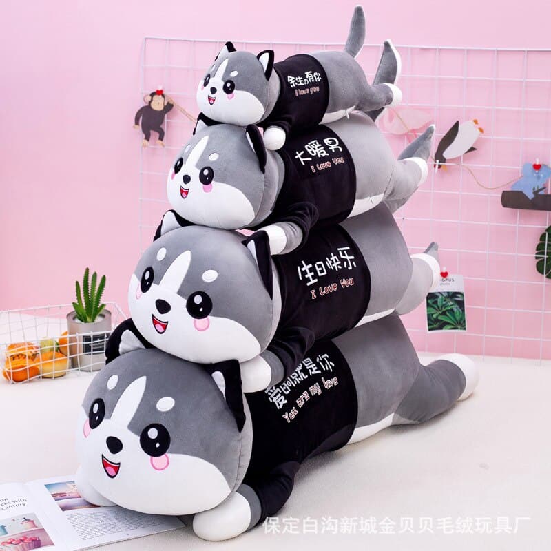 Animal Doll Husky Plush Toys Kids Stuffed Toy Home Decor Friends Gift