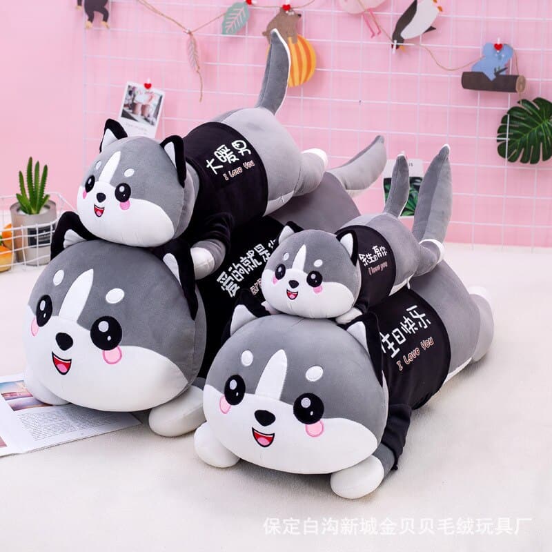 Animal Doll Husky Plush Toys Kids Stuffed Toy Home Decor Friends Gift