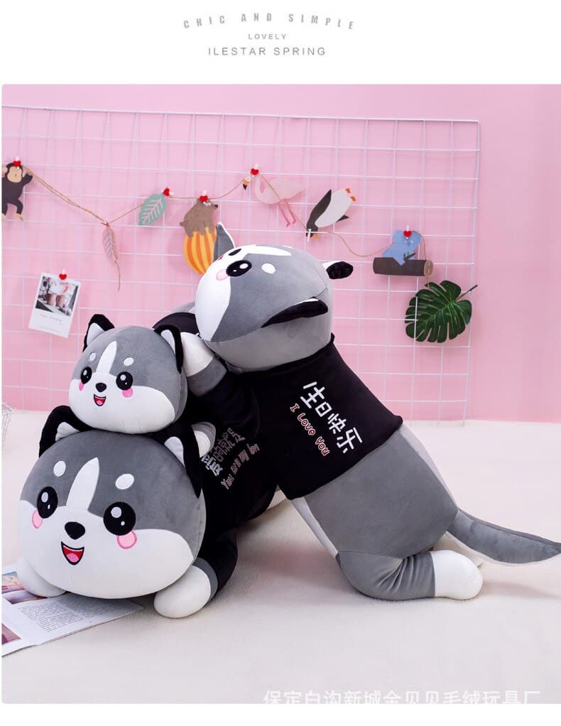 Animal Doll Husky Plush Toys Kids Stuffed Toy Home Decor Friends Gift