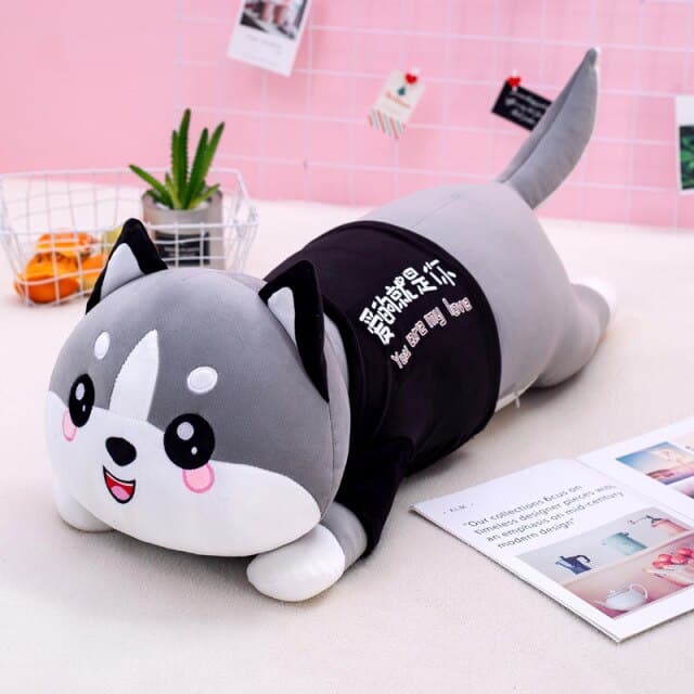 Animal Doll Husky Plush Toys Kids Stuffed Toy Home Decor Friends Gift