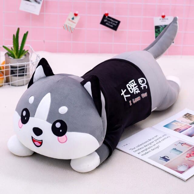 Animal Doll Husky Plush Toys Kids Stuffed Toy Home Decor Friends Gift