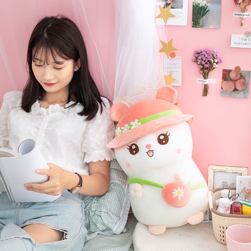 Cute Hamster Plush Toy Kid's Birthday Gift Soft Animals Doll Perfect Stuffed Toys Gift for Kids