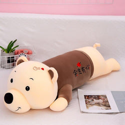 Cute Lying Teddy Bear Plush Toys Stuffed Dolls Homer Sofa Bedroom Decor