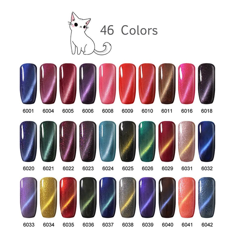 Cat Eye Gel Polish Nail Art 10ml Semi Permanent UV LED Varnish Gel Nail Design Soak Off Painting Gel Nail Polish UV