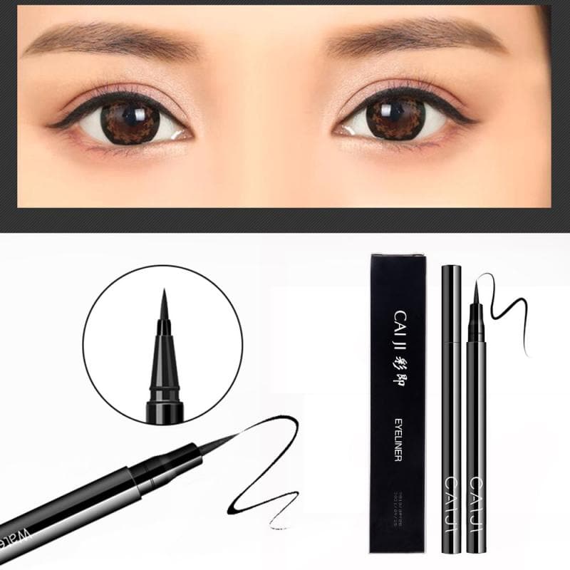 Black Waterproof Long Lasting Eye Liner Pencil Eyeliner Liquid Makeup Cosmetic