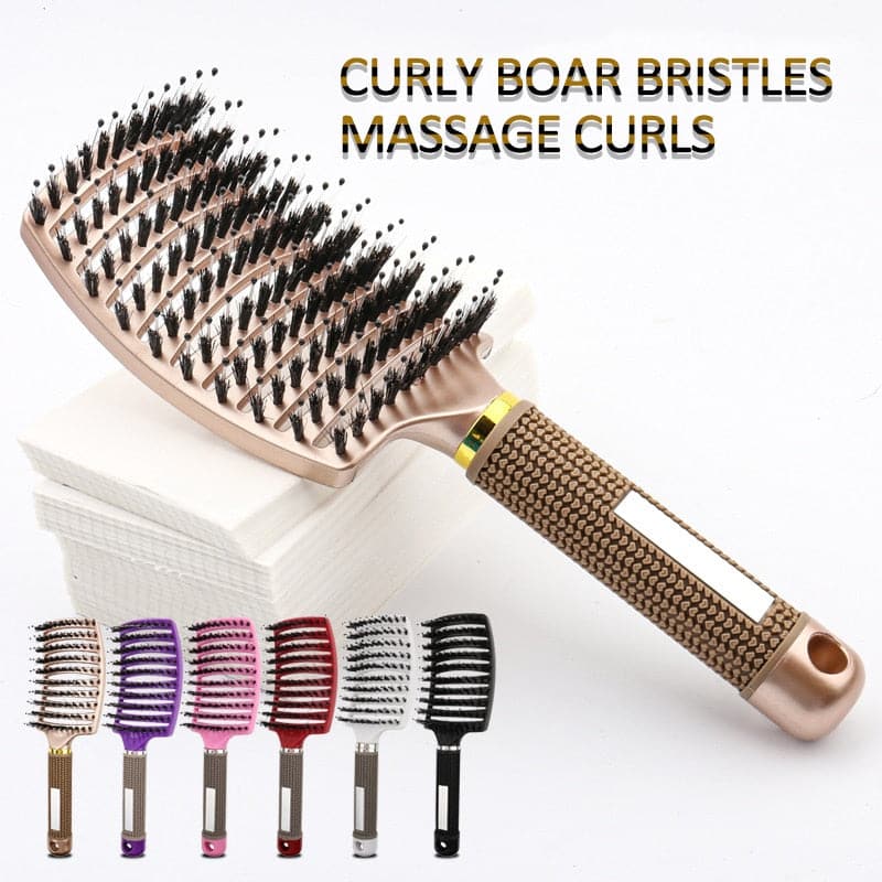 Girls Hair Scalp Massage Comb Curly Detangle Hair Brush