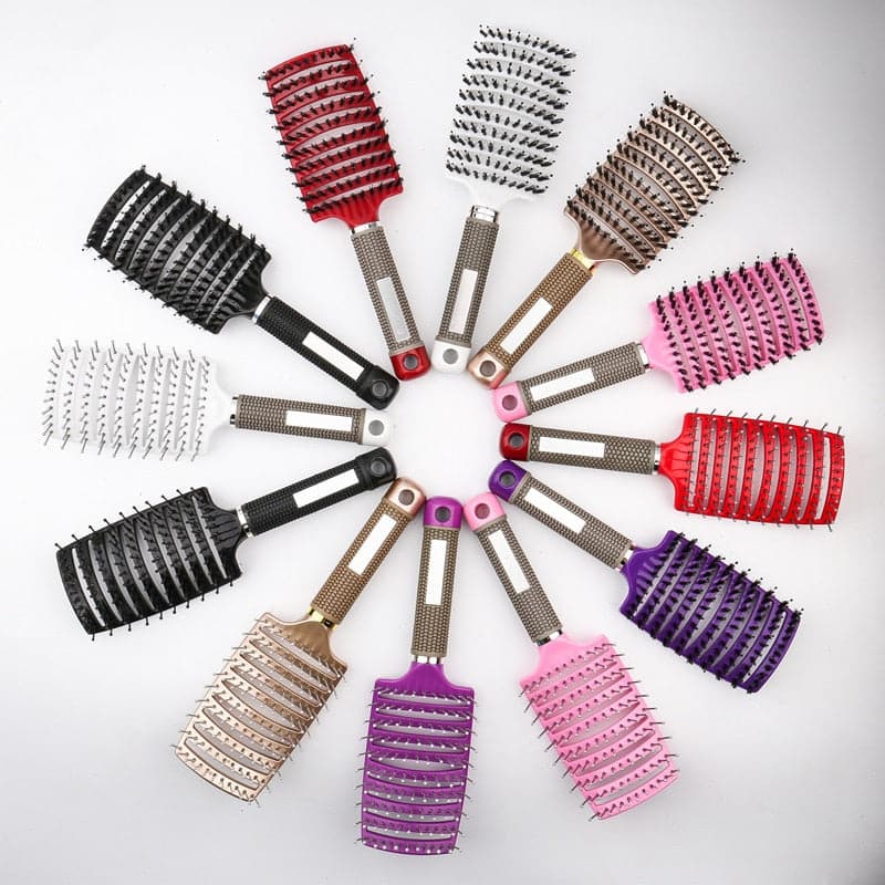 Girls Hair Scalp Massage Comb Curly Detangle Hair Brush