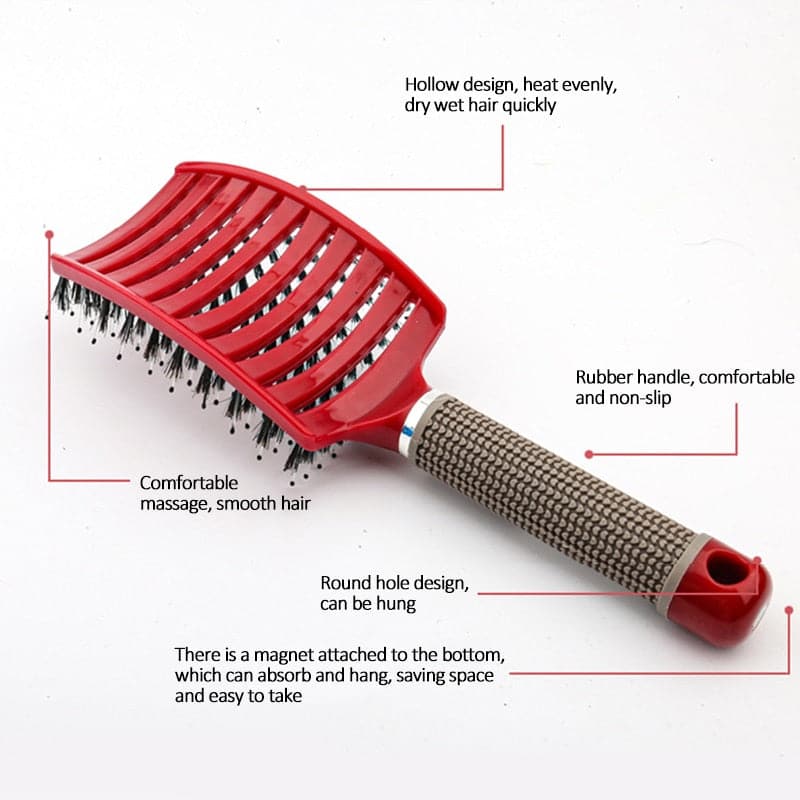 Girls Hair Scalp Massage Comb Curly Detangle Hair Brush